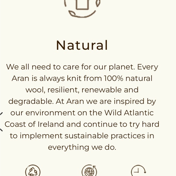 Aran Celtic NWT Infinity Cream Color 100% Merino Wool Made in Ireland Very Soft - Picture 11 of 13